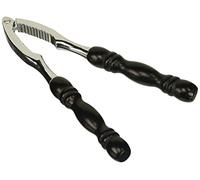 Fackelmann 48254 Casse-Noix Bois/Zinc Noir/Argent 17 cm