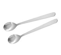 Fackelmann 48548 Nirosta Cuillère pour Latte Macchiato Acier Inoxydable Argent 19,5 x 6 x 2,2 cm