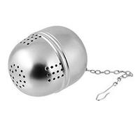 Fackelmann 49128 boule à thé avec chaîne acier inoxydable argent 4,5 x 5,5 cm Inox G