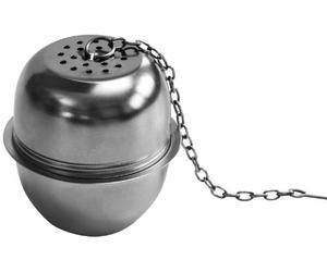 Fackelmann 49129 Boule à thé avec Coupe Acier Inoxydable Argent 4 x 4,5 cm