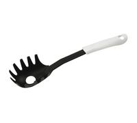Fackelmann 49230 Cuillère à Spaghetti, Cuillère de Cuisine, Ustensile de Cuisine, Polypropylène, Nylon, Blanc, Noir, 31 cm x 7 cm x 4 cm