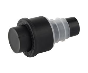 Fackelmann 49605 Bouchon de bouteille avec pompe vide air, bouchon avec pompe vide air, bouchon de bouteille de vin, Plastique, Silicone, 3,2 cm de diamètre