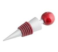 Fackelmann 49723 Crand Cru Bouchon pour vin Aluminium/Silicone Rouge/Argent 9 cm