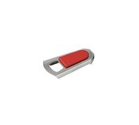 Fackelmann 49975 decapsuleur ouvre bouteille bieres, rebouche bouteille 2 en 1, ustensiles de cuisine, accessoire cuisine, gadget maison, Acier, Plastique, Coloris aléatoire, 8 x 4 x 1,3 cm