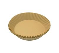 Fackelmann 50 Moules Papier Ronds pour Air Fryer Ø20 cm Antiadhésifs | Cuisson propre et rapide, Lot de 50 pièces visibles, Format rond 20 cm, Papier 220 °C, Usage airfryer micro ondes