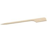 Fackelmann 50860 100 Pics à Brochette en Bois, Piques Apéro, Bâtonnets pour Apéritif, Bambou, 9 cm