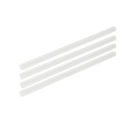 Fackelmann 54333 Lot de 8 pailles plastiques transparentes, pailles réutilisables, accessoire cocktail, paille cocktail, paille en plastique réutilisable, paille transparente, plastique, 20 cm