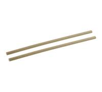 Fackelmann 54835 Lot de 250 pailles en papier brunes, Pailles en papier recyclable brun, Papier certifié FSC, 21cm