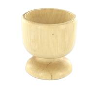 Fackelmann 56611 Coquetier en bois, coquetier, coquetier design, Bois, 4,8 x 4,8 x 5 cm