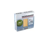 Fackelmann 5766250 Boîte de 400 cure-dents en bois, cure-dents en bois, pics en bois, cure-dent, pic à brochette, Bois, Carton, 6,5 cm