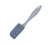 Fackelmann 670440 Mini spatule à pâtisserie, racloir en silicone, spatule pour pâtisserie et cuisine, Plastique, Silicone, Bleu, 19 x 3,4 x 1 cm