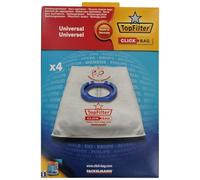 Fackelmann 68000 Lot de 4 sacs universels Click-Bag pour aspirateur (Import Allemagne)