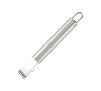 Fackelmann 680495 Zesteur, zesteur Citron, Couteau à zestes, râpe à zestes, Acier Inoxydable, 16 cm