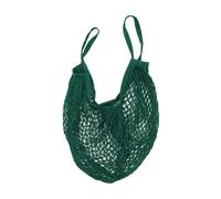 Fackelmann 682991 Sac de Course, Filet de Course en Coton, Coton, Vert, 38 x 32 cm