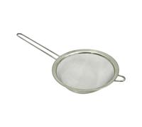 Fackelmann 684090 Passoire tamis en inox, passoire, tamis pour coulis, tamis, passoire grillagée, Acier inoxydable, Argent, 19 x 40 cm