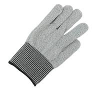 Fackelmann 685216 Gant Anti-coupures, Gant de Protection pour Cuisine, Gant Anti-coupures pour Mandoline, Gris, HPPE, 21,5 x 13,5 cm