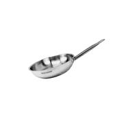 Fackelmann 686930 Poêle 20 cm en inox, Poêle de cuisson, Poêle tous feux, Poêle induction, Poêle sans PFAS, Manche inox, Manche riveté, Acier inoxydable 18/8, Gris, 20 x 4,5 cm
