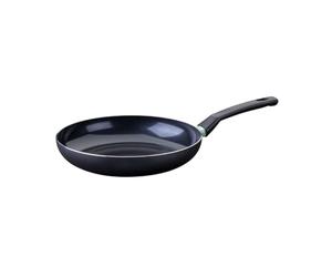 Fackelmann 688131 Poêle tous feux 28 cm sans PFAS, ustensile de cuisson, sans PFAS, antiadhésive, poêle tous feux, compatible induction, Aluminium, Noir, Vert, 28 cm