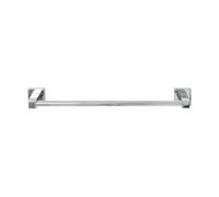 Fackelmann 86757 Porte Serviette Murale, Porte Serviette Salle de Bain, Accessoires Salle de Bain, Support Serviette Salle de Bain, Zinc, Chromé, 49,5 x 5 x 7 cm