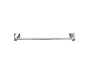 Fackelmann 86757 Porte Serviette Murale, Porte Serviette Salle de Bain, Accessoires Salle de Bain, Support Serviette Salle de Bain, Zinc, Chromé, 49,5 x 5 x 7 cm