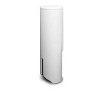Fackelmann 86910 Distributeur de tampons en Coton, Plastique, Blanc