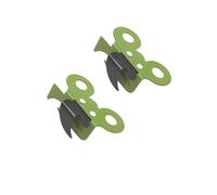 Fackelmann 9300250 Ouvre-boîte manuel, ouvre-boîte Presto, ouvre-boîte 2 en 1 ouvre-boîtes manuel, ouvre-boîtes papillon, Acier inoxydable, Rouge, vert, 7,3 x 4,5 x 2,5 cm
