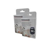 Fackelmann 9304150 Pastilles détartrantes pour machines à café, entretien tassimo, acide sulfamique, sulfate de sodium, carbonate de sodium, acide adipique et bicarbonate de sodium, Blanc, 9 x 2,8 cm