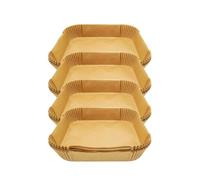 Ensemble de 200 Moules en papier pour air fryer carrés- FACKELMANN - Divers - 20 cm