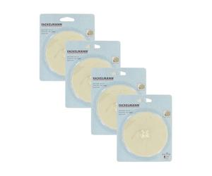 Fackelmann 9900650 Lot de 4 Bouchons d'évier en Caoutchouc, Bouchon d'évier Universel, Bouchon lavabo, Bouchon évacuation évier, Caoutchouc, 11 cm