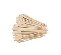 Fackelmann 9902850 Lot de 100 pics à brochette en bois, pic à brochette, pic en bois, ustensile de barbecue, Bois, 15 cm