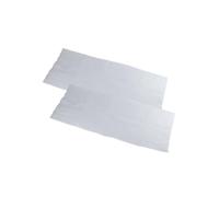 Fackelmann 9921350 Lot de 2 Filtres pour hotte, Filtre hotte, Filtre Anti-Graisse, Polyester Blanc, 114 cm x 47 cm