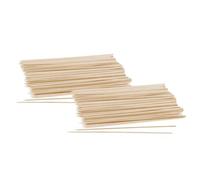 Lot de 100 piques en bois pour brochettes de 25 cm Fackelmann Nature