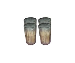 Fackelmann 9934250 Lot de 4 boîtes de 200 cure-dents emballés individuellement, cure-dents, pic apéro, Bois, 6,5 cm