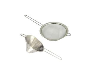 Fackelmann 9942750 Passoire Tamis Inox, Chinois Inox Conique, Acier Inoxydable, Argenté, 19 x 40 cm