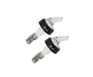 Fackelmann 9942850 Doseur à alcool à bille, doseur pour alcool, Bec verseur 2 cl, bec verseur dose bar, bec verseur avec bille, Plastique, Acier inoxydable, 10 cm