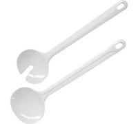 Fackelmann Basic Salad Set 26 cm Plastique SAN Blanc 2 Pièces Blanc G