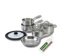 Fackelmann Batterie de cuisine 7 pièces avec couvercle adaptable