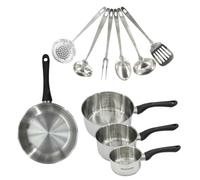 Fackelmann Batterie poêle 24 cm, casseroles et ustensiles