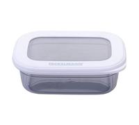Fackelmann Boîte de conservation 400 ml - Boîte de rangement transparente avec couvercle, idéale pour les déplacements, passe au lave-vaisselle