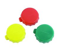 Fackelmann Bouchons pour Bouteilles en Plastique 10 Pièces Multicolore