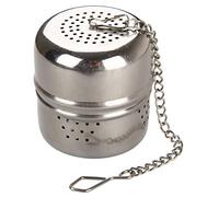 FACKELMANN Boule à thé en Acier Inoxydable avec chaîne Argenté Ø 3,7 cm Hauteur env. 4 cm