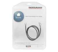 Fackelmann Câble Rigide Appareils de Cuisson, PVC, Noir, 1,45 m