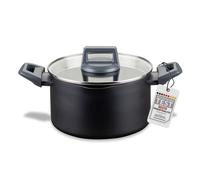 Fackelmann Casserole Statement 20 cm - Casserole avec revêtement en céramique - Aluminium recyclé avec revêtement antiadhésif - Sans PFAS - Poignée résistante à la chaleur - Pour tous les types de