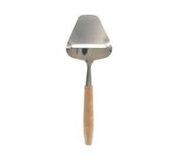 Fackelmann Coupe et Couteau à Fromage - Bois et Acier Inoxydable - 22 cm