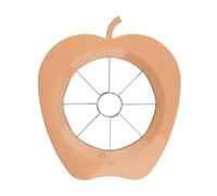 Fackelmann Coupe-Pomme 8 Quartiers, Coupe-pomme | Coupe nette en un geste, Vide pommes dédié, Lame inox, Format 24 x 14 x 1,5 cm, Passe au lave vaisselle, Plastique