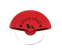 Fackelmann Coupe Roulette à Pizza Acier/Rouge/Argent