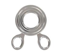 Fackelmann Coupe-œuf 682404, à la coque, acier inoxydable argenté, 10×8×0,6 cm