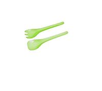 FACKELMANN Couverts à Salade 26 cm, Plastique, Multicolore