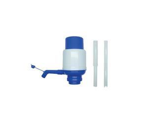 Fackelmann Distributeur à Eau - Fontaine et Adaptateur Avec Robinet Manuel - Blanc et Bleu - Plastique - 16 x 8 cm