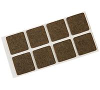 Fackelmann Ensemble de 8 carrés de Feutrine Couleurs 2,5 x 2,5 cm